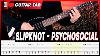 Slipknot  Psychosocial  INTRO GUITAR LESSON [upl. by Melentha899]