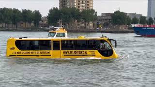 WATERBUS  SPLASHTOURS  AMFIBIEBUS ROTTERDAM NETHERLANDSTOP [upl. by Eynobe108]