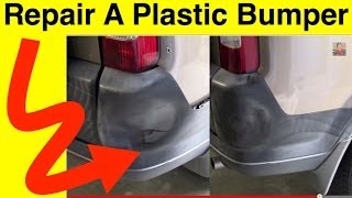 How To Repair Plastic Bumper Covers  Plastic Bumper Repair in minutes [upl. by Melone410]