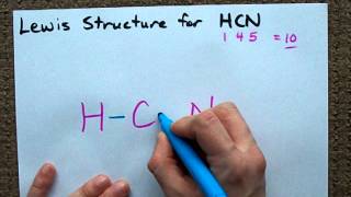 Lewis Structure of HCN [upl. by Jacinto]