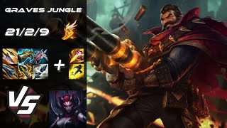 JUNGLE Graves vs Elise  NA Master Patch 1410 [upl. by Alitha712]