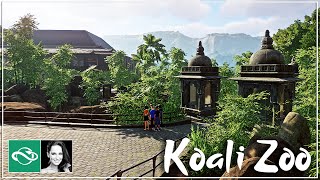 Red Panda Habitat  Koali Zoo  Speed Build  Planet Zoo Collab  Ep 27 [upl. by Rhynd]