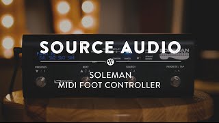 Source Audio Soleman MIDI Foot Controller  Reverb Gear Demo [upl. by Airelav674]