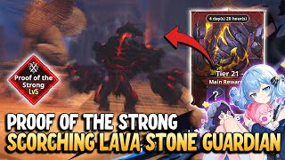 Lava Stone Guardian Encore Mission Tier 21  Proof of the Strong Lv 5  Solo Leveling ARISE [upl. by Virg84]