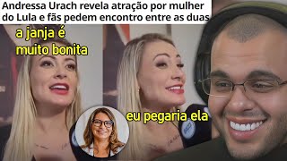 ANDRESSA URACH DIZ QUE PEGARIA JANJA E INTERNET PEDE PELO ENCONTRO [upl. by Auhso483]