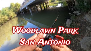 Woodlawn Lake park San Antonio fishing [upl. by Hillery]