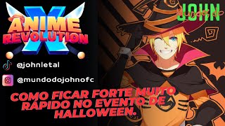 ANIME REVOLUTION X  COMO FICAR FORTE MUITO RÃPIDO NO EVENTO DE HALLOWEEN  ROBLOX [upl. by Naerb]