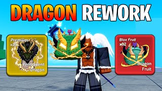 Finally Dragon Rework Is Here Blox Fruits [upl. by Asiul]