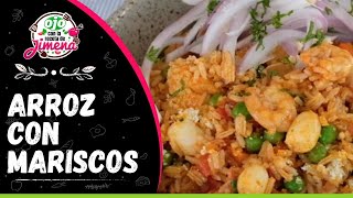 Aprenda a preparar Arroz con mariscos en 7 pasos [upl. by Atinar]