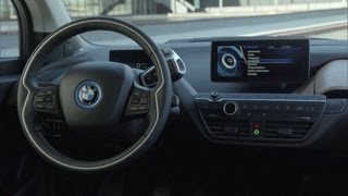 2014 BMW i3  INTERIOR [upl. by Enajaras]