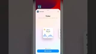Track Crypto Prices With iPhone Widget [upl. by Burkhart]
