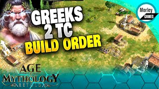 Best Greek Build Order for FAST Expansion in Age of Mythology Retold [upl. by Janetta992]