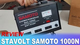 Review Stavolt Samoto 1000N  Stabilizer Listrik Samoto 1000VA [upl. by Panthia396]