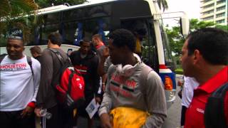 The Pacers and Rockets Arrive to the Philippines [upl. by Quinta]