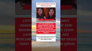 LISTY CHAN MERASA BELUM PANTAS JADI IBU beritaartisterbaru [upl. by Neenad]