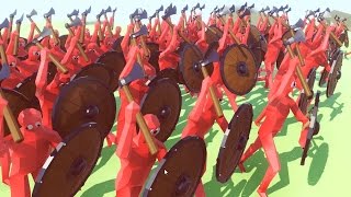 Massive Viking Army  Totally Accurate Battle Simulator Gameplay [upl. by Suzy423]