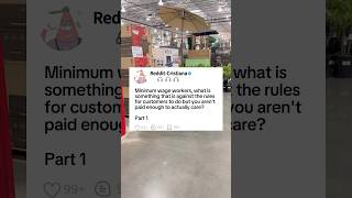 Part1 Minimum wage workers rulebreaking customer actions ignored due to low paystory reddit [upl. by Danella733]