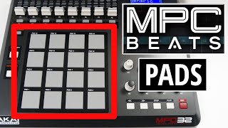 MPC Beats PAD Mapping  MIDI Controller Setup works with pad perform [upl. by Nymassej]