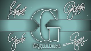 G signature style  Signature Ideas of your name  Signature Tutorial [upl. by Vidal]