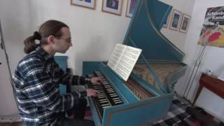 Bach Goldberg Variations – Variation 8 John Moraitis harpsichord [upl. by Akinuahs]