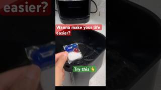 Wish I knew this before😱 Air Fryer cleaning hack airfryer [upl. by Valentin673]