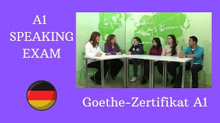 German A1 Speaking Exam  GoetheZertifikat A1 [upl. by Solegna625]