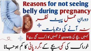 Reasons For Not Seeing Belly During Pregnancy  Hamal Mein Pait Nazar Na any Ki Wajhuat Aqsa Mubeen [upl. by Hashimoto]