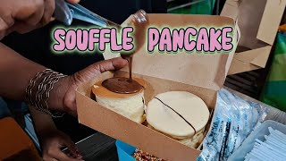 JAPANESE SOUFFLE PANCAKE HANYA 15K DI PASAR MALAM BANGKALAN [upl. by Tiedeman]