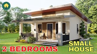 SIMPLE SMALL HOUSE WITH 2 BEDROOMS 105x65m [upl. by Regdor]