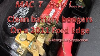 Battery boogers on a 2011 Ford Edge [upl. by Olram251]