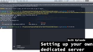 BxJS  Setting up a server for deployment with Docker and Traefik [upl. by Analos930]