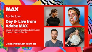 Adobe MAX Day 3  Live from Munich Continuous Stream [upl. by Bailey]