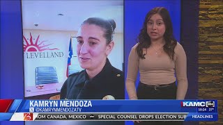 City of Levelland Levelland police swear in first female police chief [upl. by Anitnatsnoc]