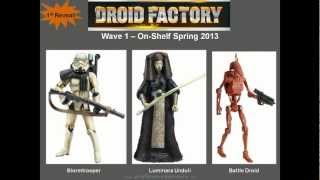 Star Wars Previews SDCC 2012 Hasbro Presentation [upl. by Labana]