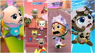 Funny Fails Talking Tom Gold Run VS Tom Hero Dash VS Tom Gold Run 2 [upl. by Venable668]