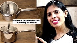 Best Saucepan in 2023  Meyer Select Saucepan Review  Stainless Steel Sauce Pan  NikGoals [upl. by Nuahsyd]