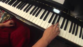 D melodic minor scale  2 octaves on piano  right hand  SLOW [upl. by Aniteb398]