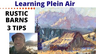 How to Plein Air Paint A Rustic Barn  BEGINNER MUST WATCH [upl. by Alessig]