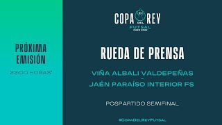 🚨En Directo🚨 Rueda de prensa de la segunda Semifinal de la Copa de SM El Rey de Futsal I🔴RFEF [upl. by Krissy]