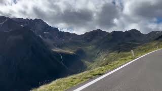 🇮🇹 Cycling on the road to Passo Gavia in ⁨Lombardy⁩ ⁨Italy⁩ [upl. by Aleacim]