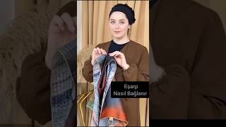 eşarp nasıl Bağlanır şalbağlama hijabtutorial لغات حجاب اشارب [upl. by Githens]