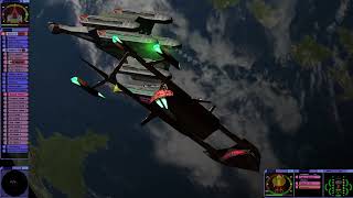 Star Trek Bridge Commander Remastered TMP Testing  Mirak Bloodsport vs Sword of Kahless [upl. by Ecirehc]