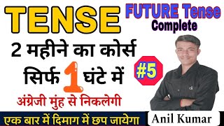 FUTURE TENSE🔴 complete tense 🤔एक बार में सब कुछ याद Future Tense की सम्पूर्ण जानकारी 👍 [upl. by Ardnasella]