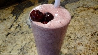 Smooth Cherry Smoothie  Recipe [upl. by Novej844]