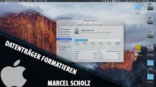 Datenträger formatieren unter macOS  Marcel Scholz [upl. by Rahmann2]