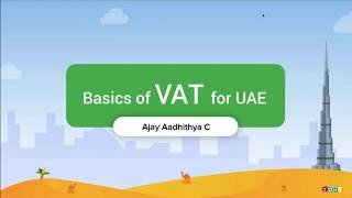 Webinar on Basics of VAT for UAE  Zoho [upl. by Gabrielli]