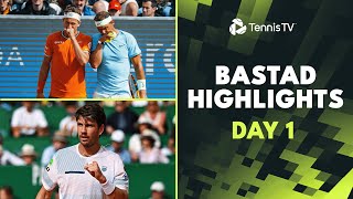 Nadal Teams Up With Ruud Norrie In Bastad Debut  Bastad 2024 Day 1 Highlights [upl. by Zanlog]