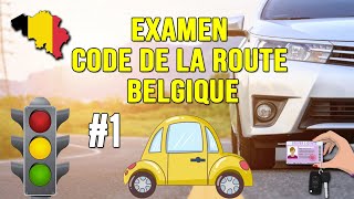 permis de conduire théorique Belgique 2023 ✅ 50 Questions  examen code de la route test 1 [upl. by Kerrie]