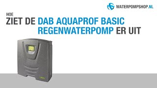 DAB Aquaprof Basic Regenwaterpomp  Unboxing [upl. by Anaj]