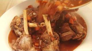 Lamb Shanks with Minted Mash Tesco Recipe Video [upl. by Aeriell]